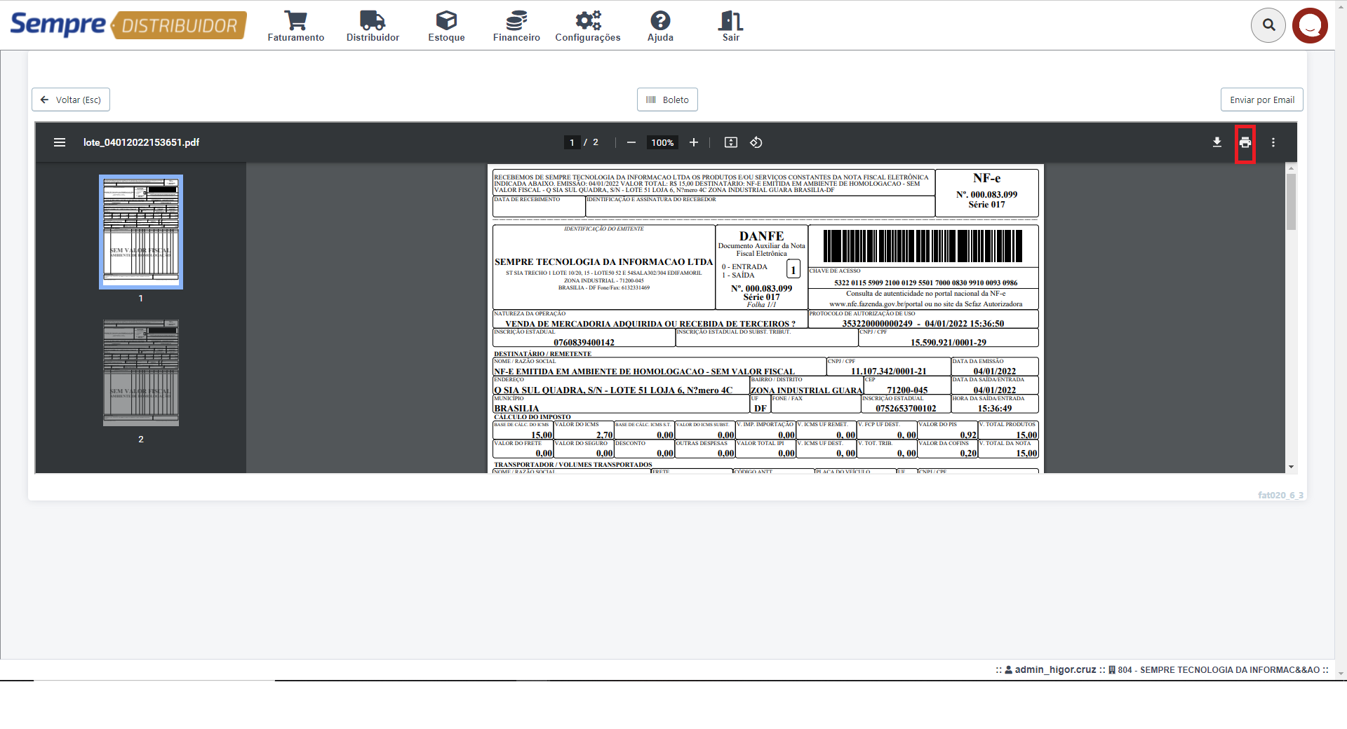 Manual De Instruções Sd083 Como Emitir Notas Fiscais Em Lote 6609